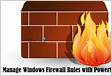 Cómo administrar las reglas del Firewall de Windows con PowerShel